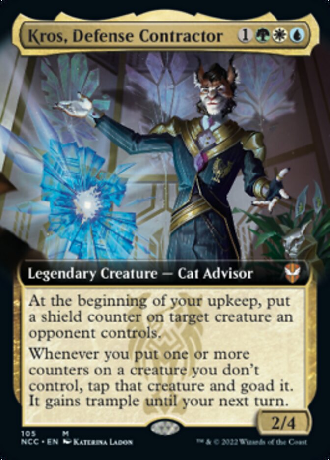 Kros, Defense Contractor (Extended Art) [Streets of New Capenna Commander] | Boutique FDB TCG