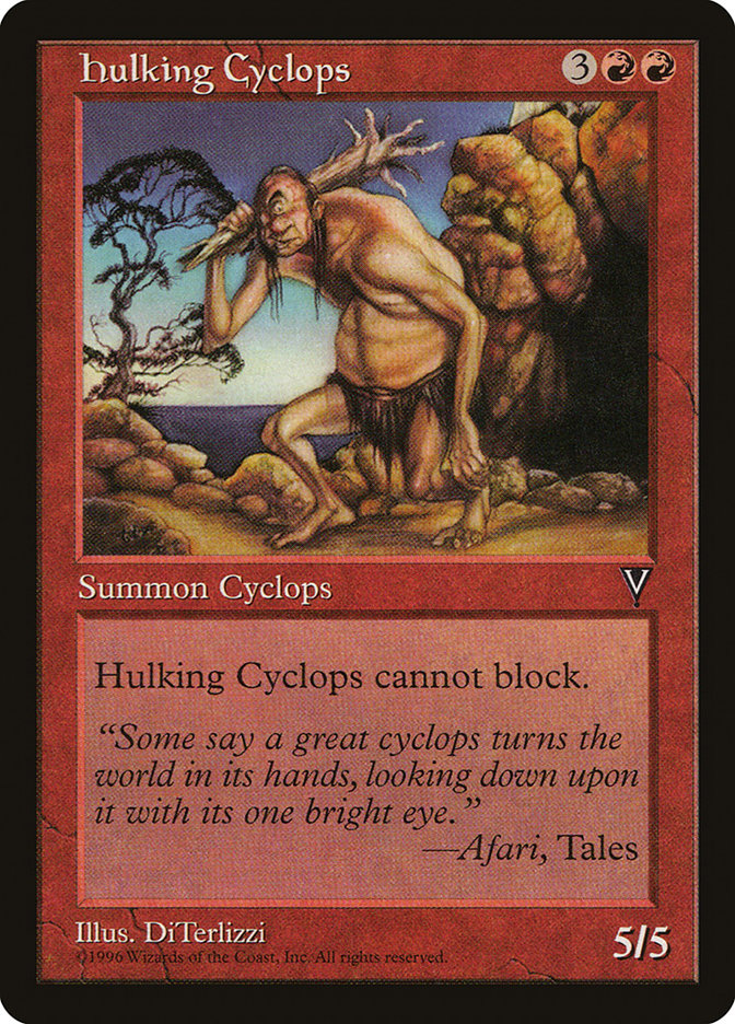 Hulking Cyclops [Visions] | Boutique FDB TCG