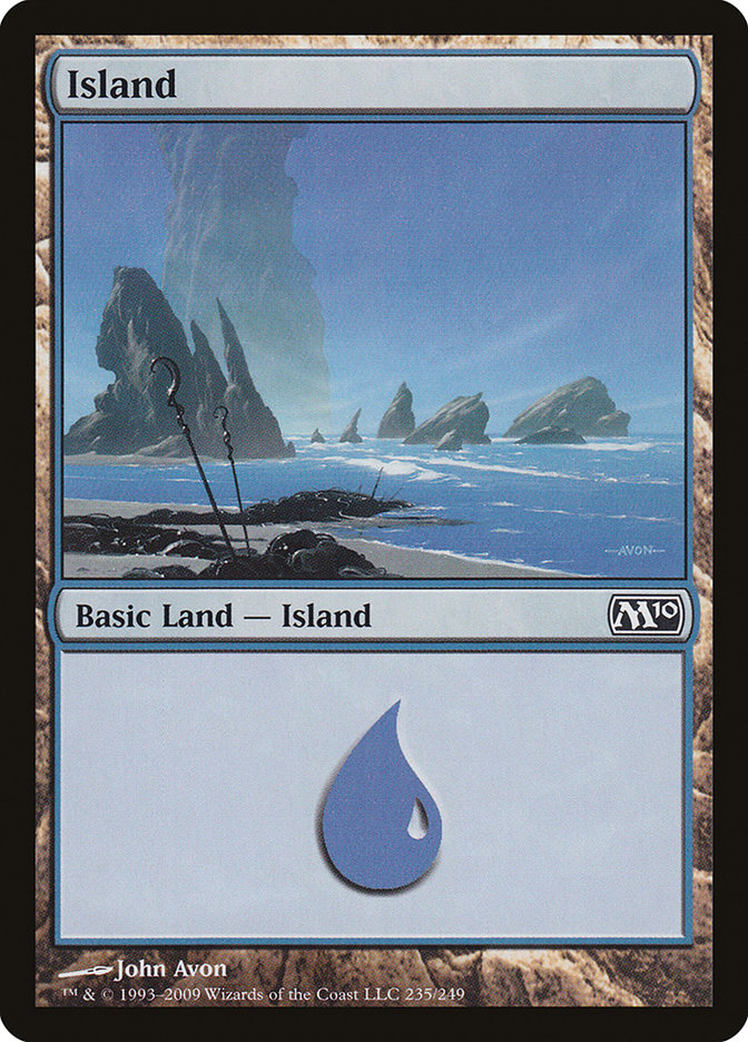 Island (235) [Magic 2010] | Boutique FDB TCG