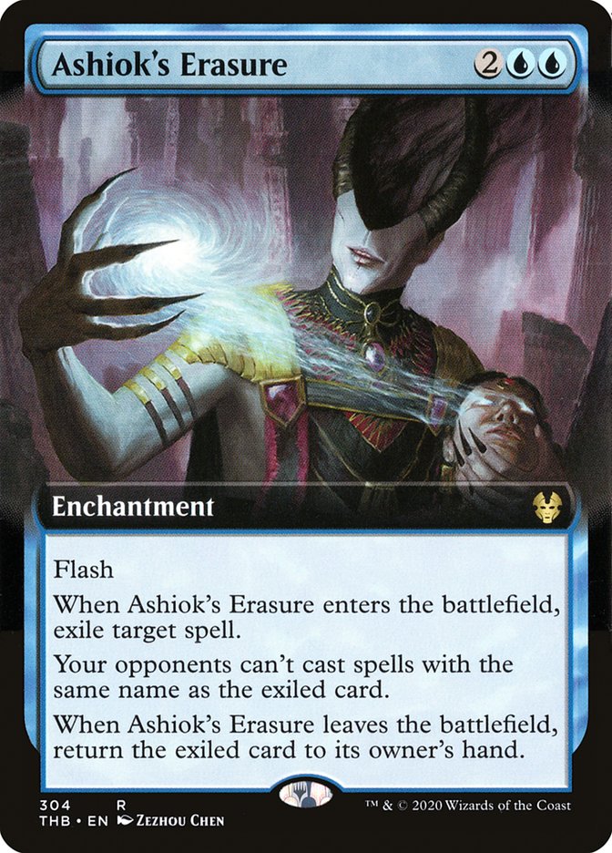 Ashiok's Erasure (Extended Art) [Theros Beyond Death] | Boutique FDB TCG