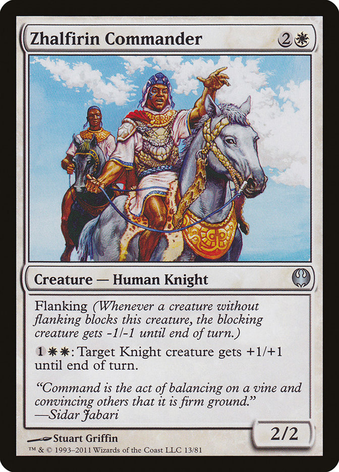 Zhalfirin Commander [Duel Decks: Knights vs. Dragons] | Boutique FDB TCG