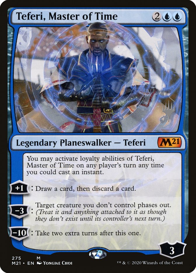 Teferi, Master of Time (Promo Pack) (275) [Core Set 2021 Promos] | Boutique FDB TCG