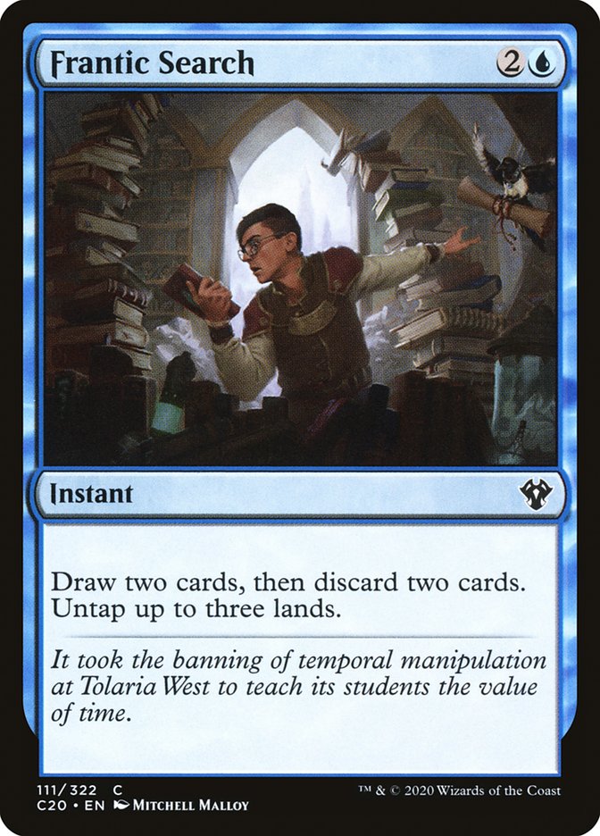 Frantic Search [Commander 2020] | Boutique FDB TCG