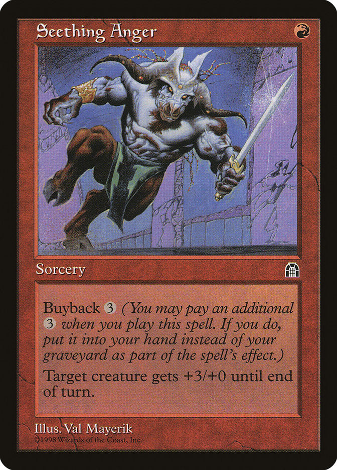 Seething Anger [Stronghold] | Boutique FDB TCG