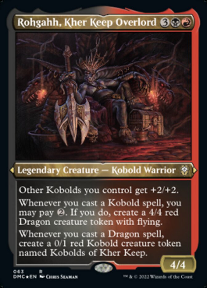 Rohgahh, Kher Keep Overlord (Foil Etched) [Dominaria United Commander] | Boutique FDB TCG