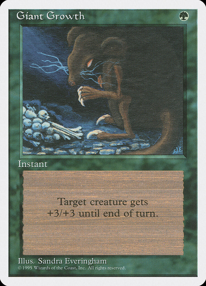 Giant Growth [Fourth Edition] | Boutique FDB TCG