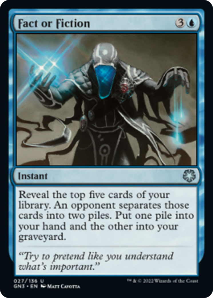 Fact or Fiction [Game Night: Free-for-All] | Boutique FDB TCG
