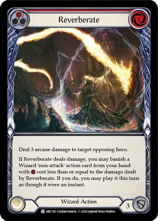 Reverberate (Red) [U-ARC138] (Arcane Rising Unlimited)  Unlimited Normal | Boutique FDB TCG