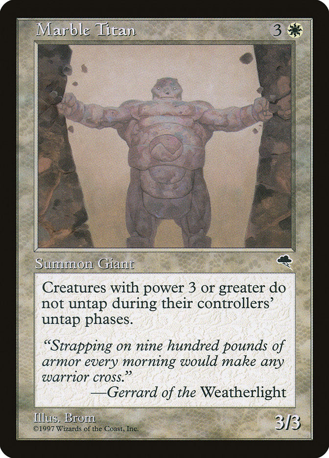 Marble Titan [Tempest] | Boutique FDB TCG