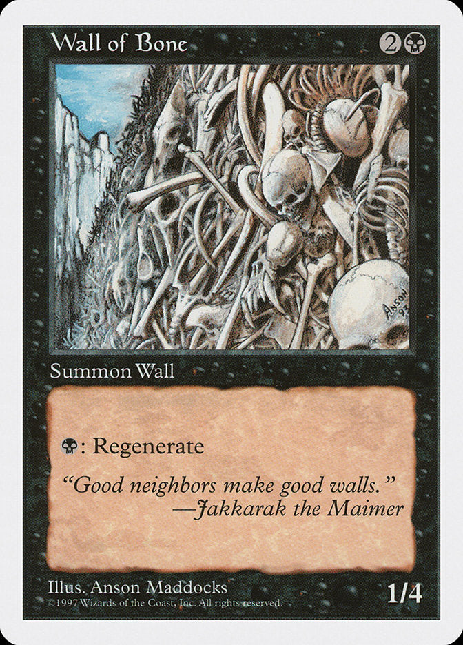 Wall of Bone [Fifth Edition] | Boutique FDB TCG