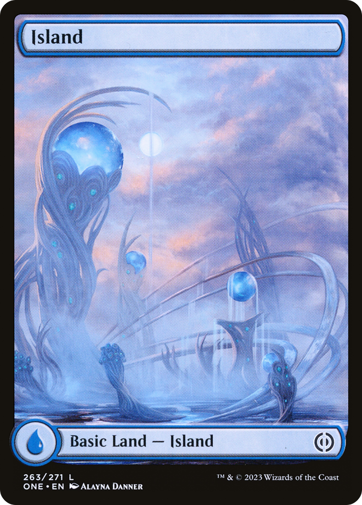 Island (263) (Full-Art) [Phyrexia: All Will Be One] | Boutique FDB TCG