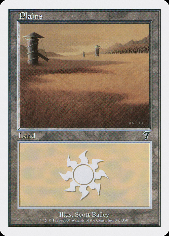 Plains (341) [Seventh Edition] | Boutique FDB TCG