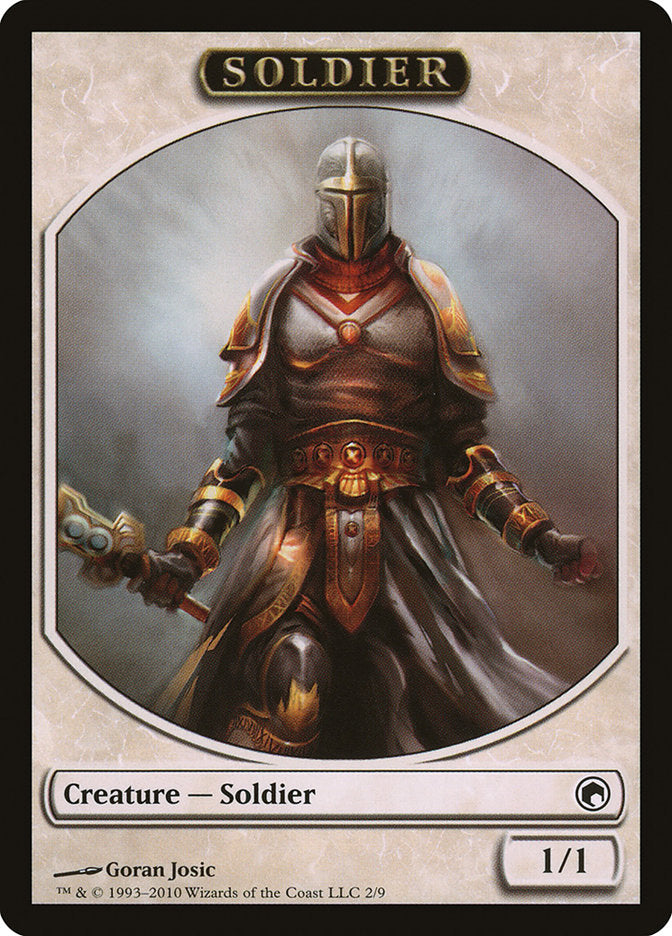 Soldier Token [Scars of Mirrodin Tokens] | Boutique FDB TCG