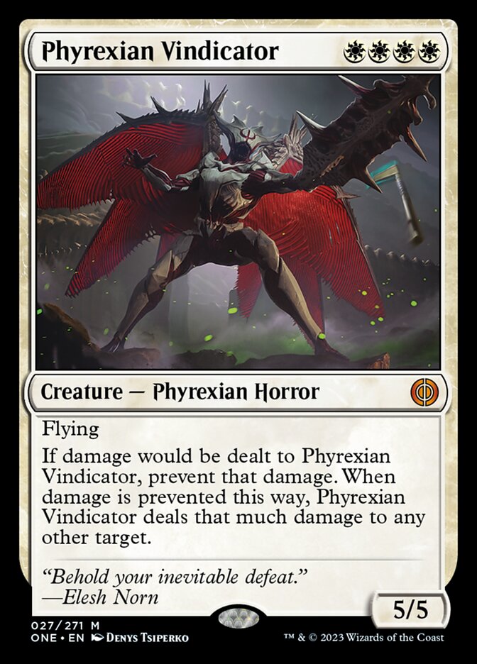 Phyrexian Vindicator [Phyrexia: All Will Be One] | Boutique FDB TCG