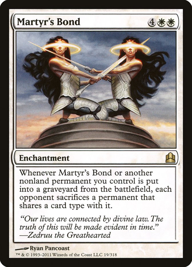 Martyr's Bond [Commander 2011] | Boutique FDB TCG