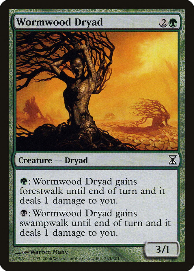 Wormwood Dryad [Time Spiral] | Boutique FDB TCG