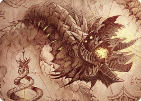 Wurmcoil Engine Art Card [The Brothers' War Art Series] | Boutique FDB TCG