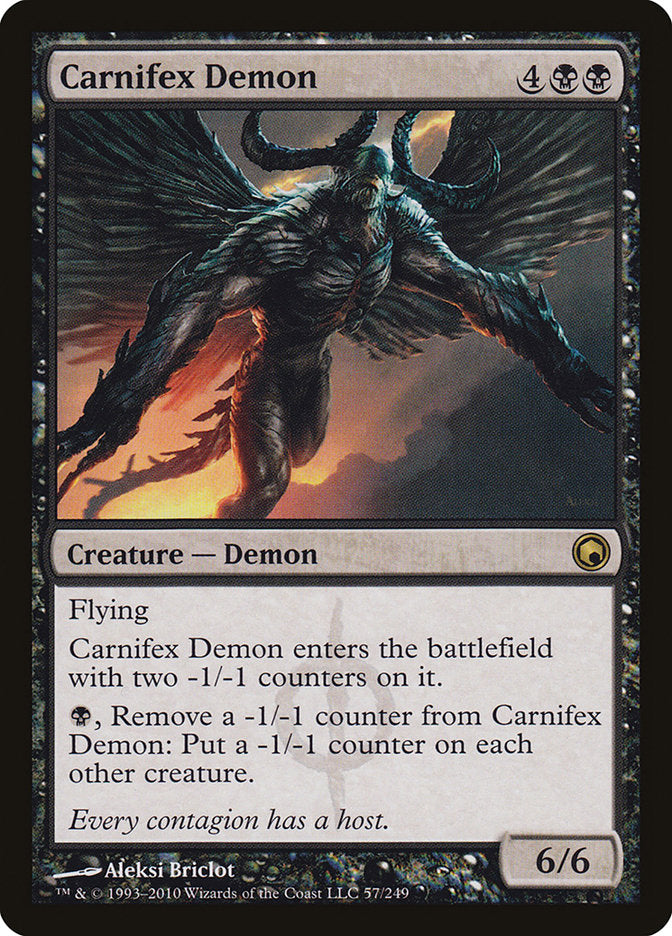 Carnifex Demon [Scars of Mirrodin] | Boutique FDB TCG