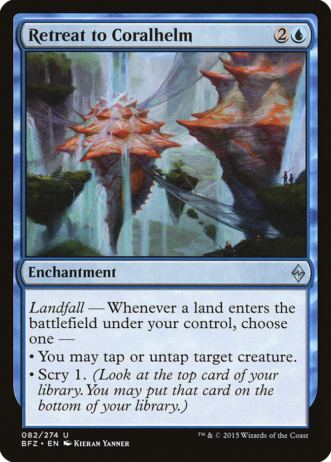 Retreat to Coralhelm [Battle for Zendikar] | Boutique FDB TCG