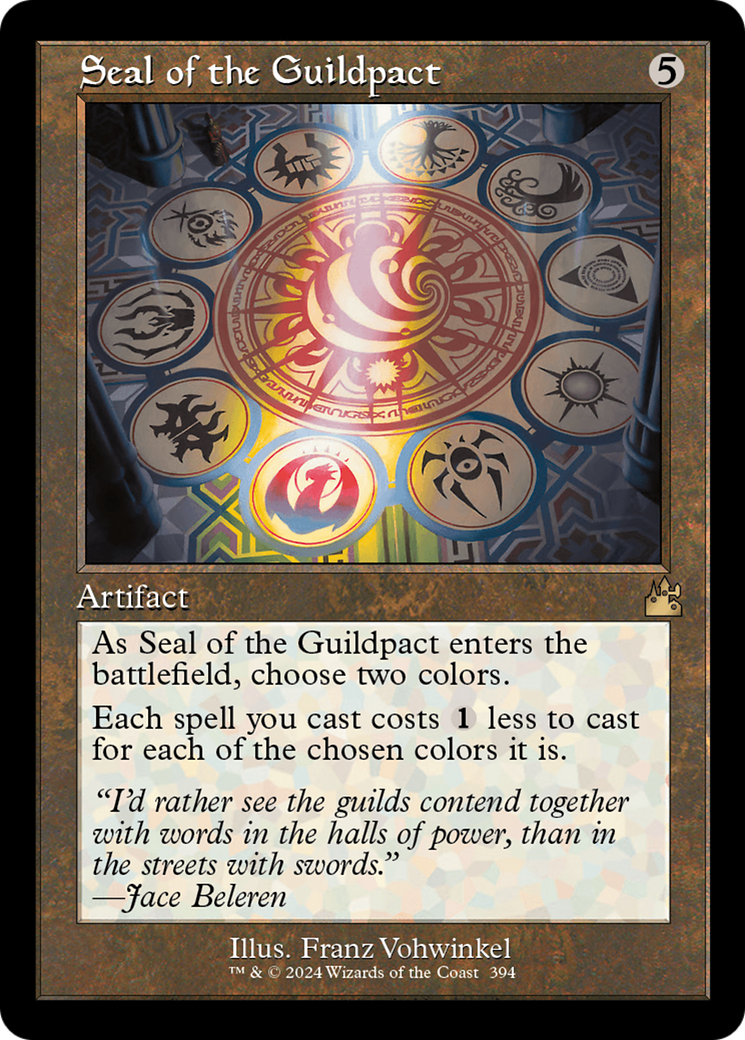 Seal of the Guildpact (Retro Frame) [Ravnica Remastered] | Boutique FDB TCG