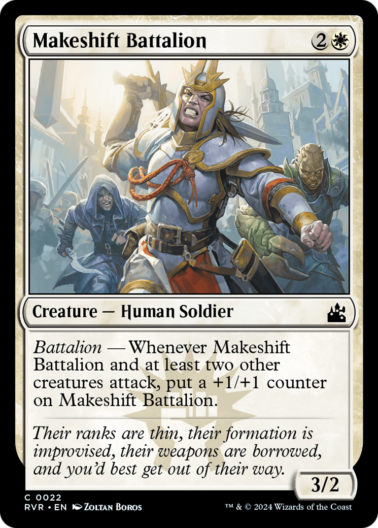 Makeshift Battalion [Ravnica Remastered] | Boutique FDB TCG