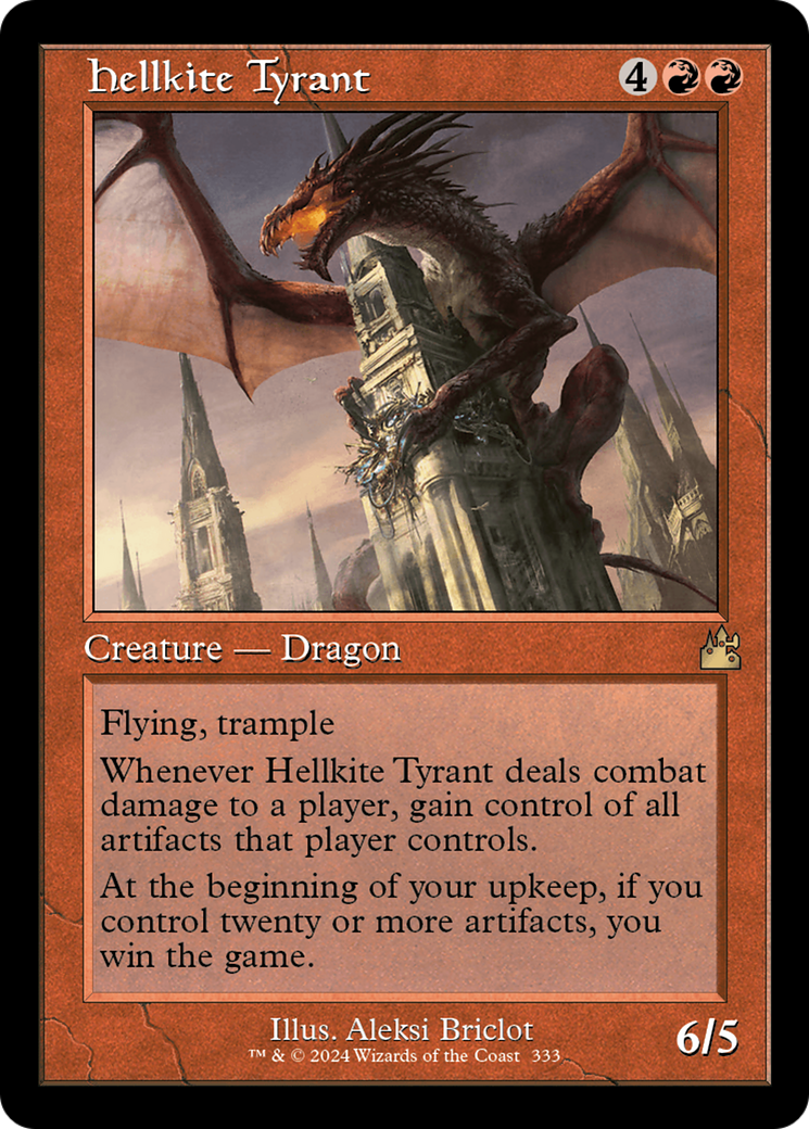 Hellkite Tyrant (Retro Frame) [Ravnica Remastered] | Boutique FDB TCG