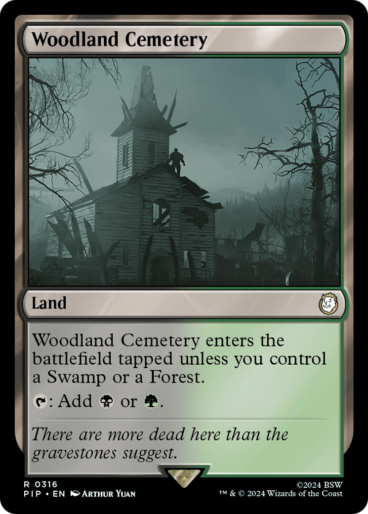 Woodland Cemetery [Fallout] | Boutique FDB TCG