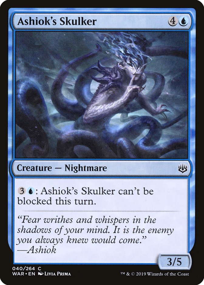 Ashiok's Skulker [War of the Spark] | Boutique FDB TCG