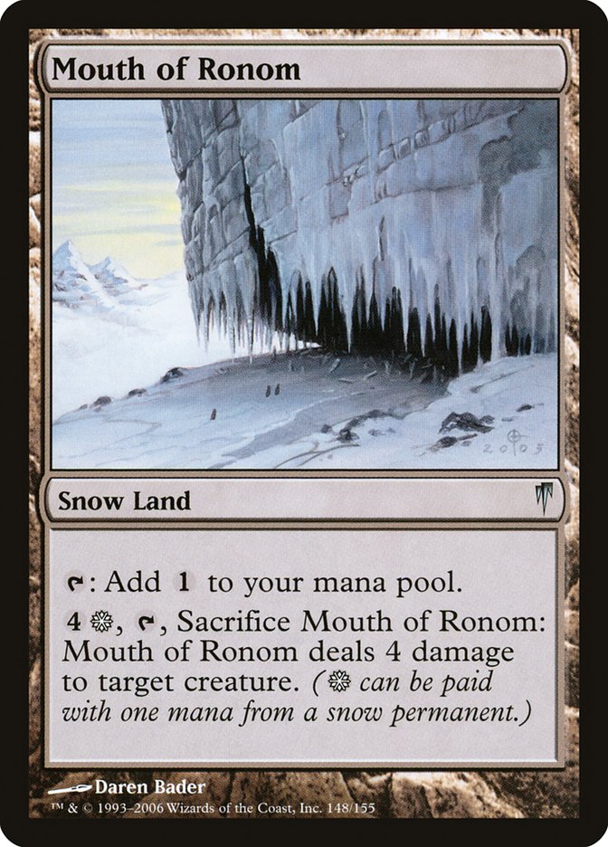 Mouth of Ronom [Coldsnap] | Boutique FDB TCG