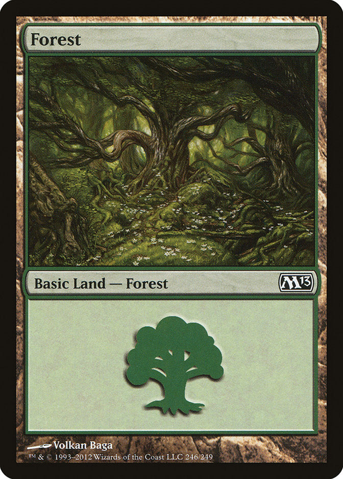 Forest (246) [Magic 2013] | Boutique FDB TCG