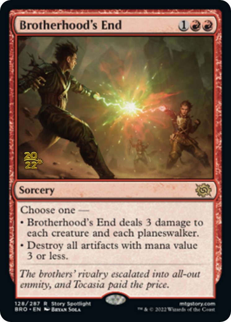 Brotherhood's End [The Brothers' War Prerelease Promos] | Boutique FDB TCG