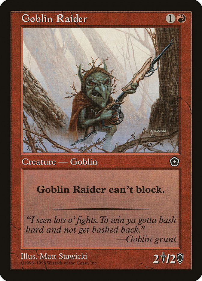 Goblin Raider [Portal Second Age] | Boutique FDB TCG