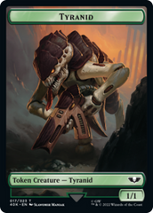 Tyranid (17) // Tyranid Warrior Double-Sided Token [Warhammer 40,000 Tokens] | Boutique FDB TCG