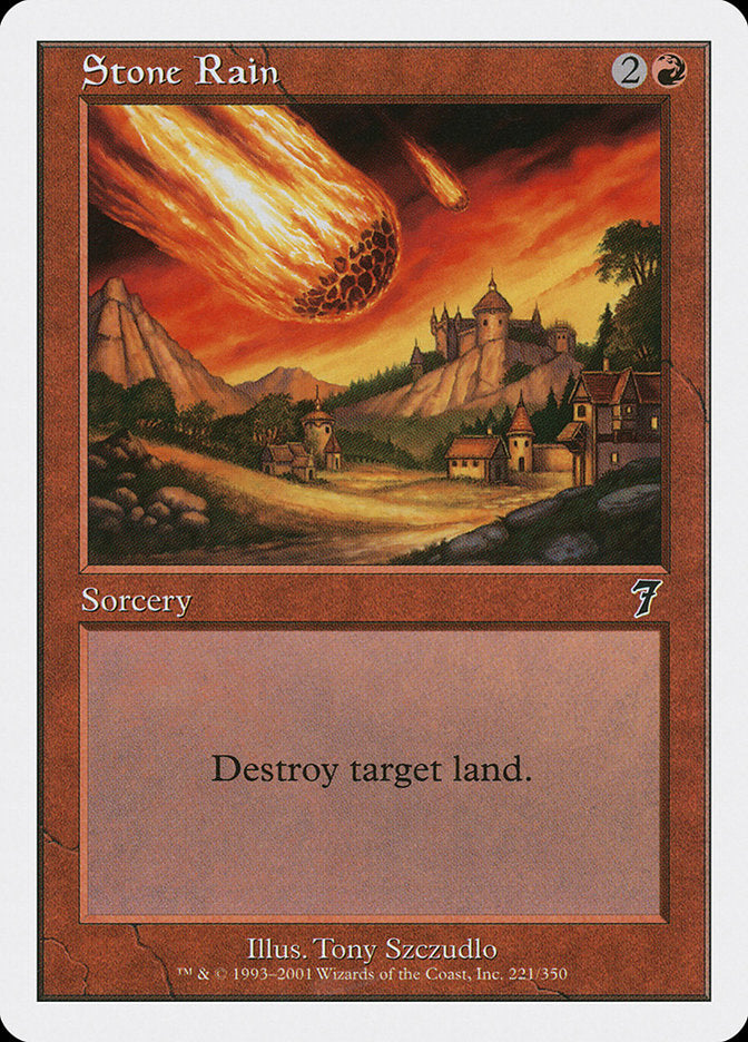 Stone Rain [Seventh Edition] | Boutique FDB TCG