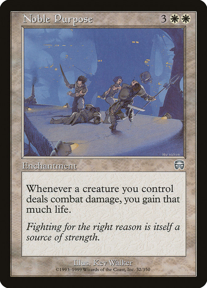 Noble Purpose [Mercadian Masques] | Boutique FDB TCG