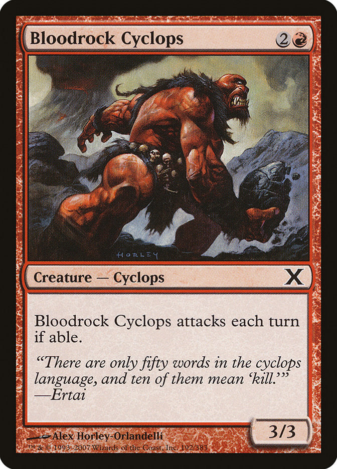 Bloodrock Cyclops [Tenth Edition] | Boutique FDB TCG