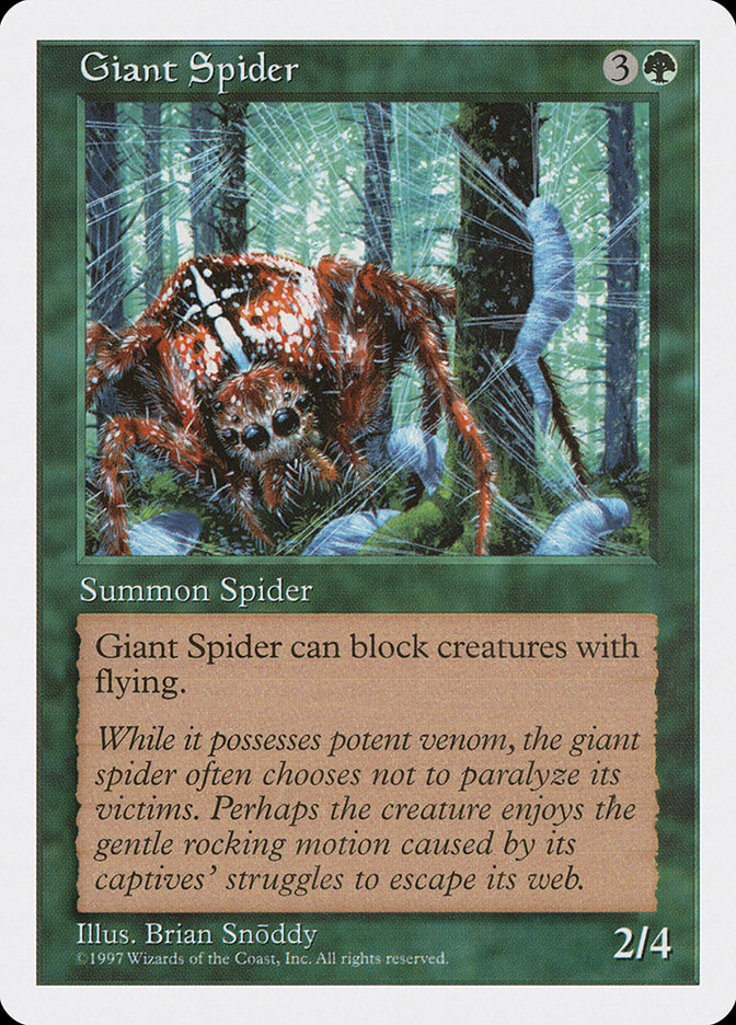 Giant Spider [Fifth Edition] | Boutique FDB TCG