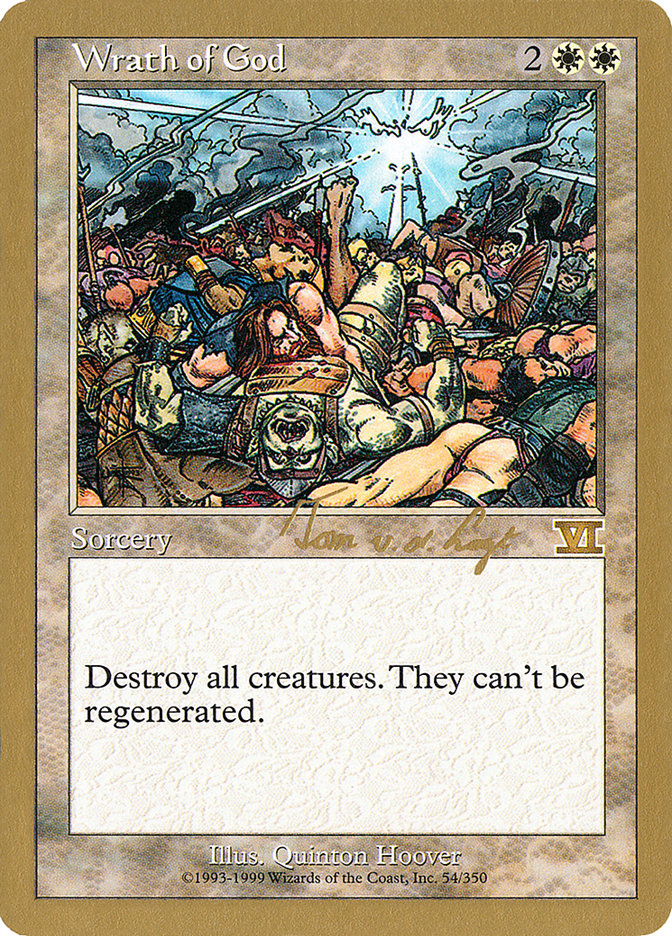 Wrath of God (Tom van de Logt) [World Championship Decks 2000] | Boutique FDB TCG