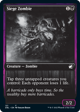 Siege Zombie [Innistrad: Double Feature] | Boutique FDB TCG