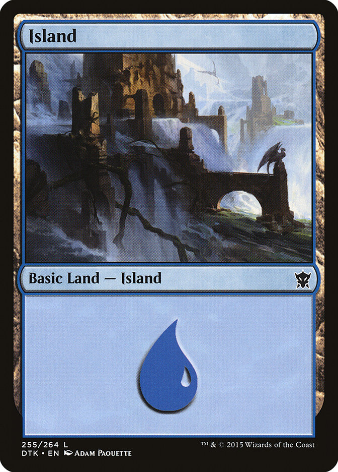 Island (255) [Dragons of Tarkir] | Boutique FDB TCG