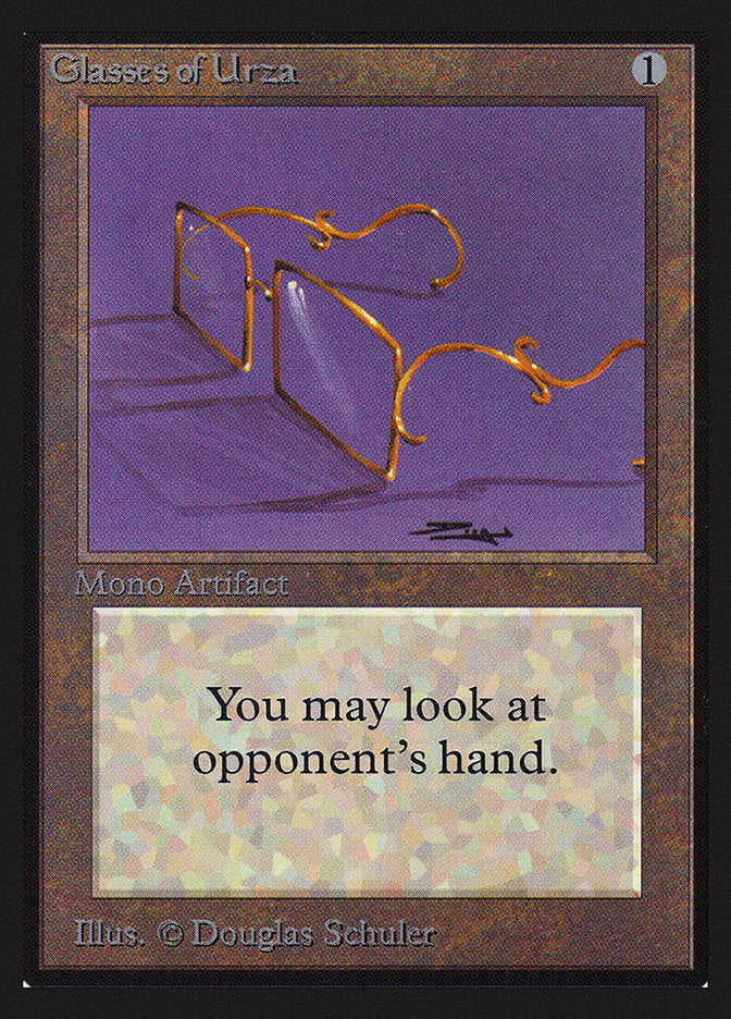 Glasses of Urza [International Collectors' Edition] | Boutique FDB TCG