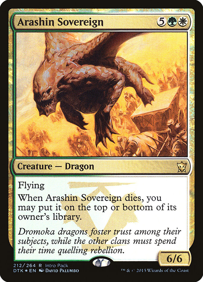 Arashin Sovereign (Intro Pack) [Dragons of Tarkir Promos] | Boutique FDB TCG