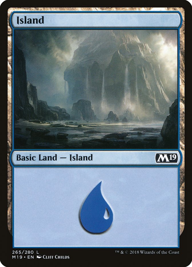 Island (265) [Core Set 2019] | Boutique FDB TCG