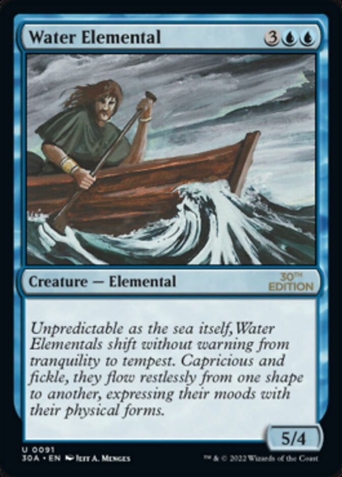 Water Elemental [30th Anniversary Edition] | Boutique FDB TCG