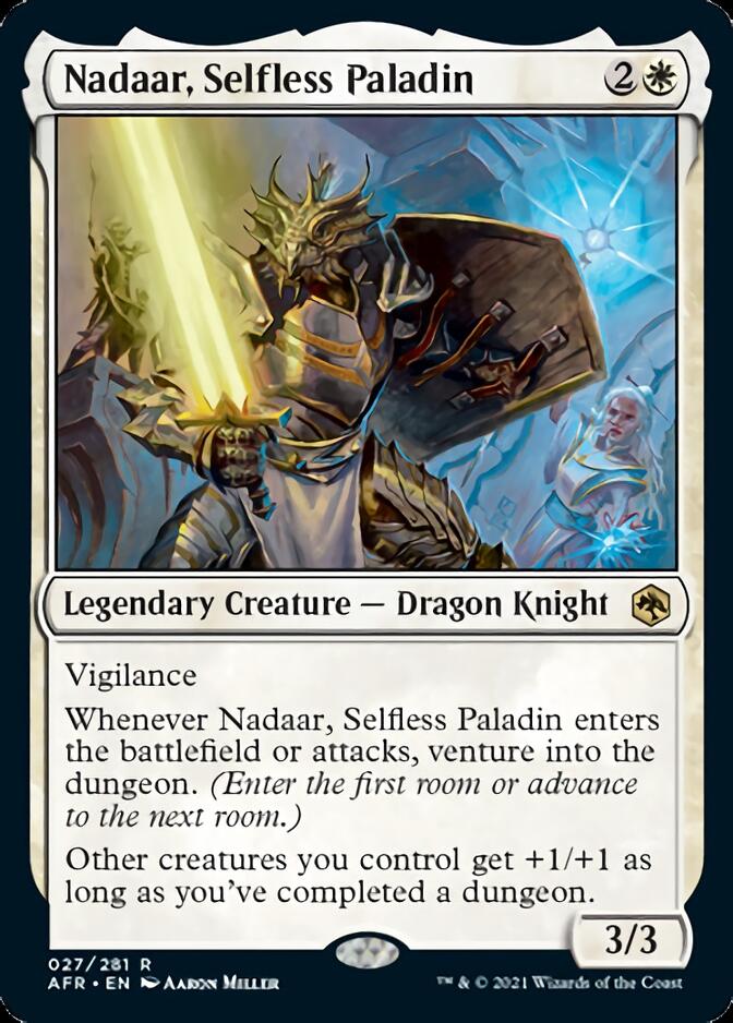 Nadaar, Selfless Paladin [Dungeons & Dragons: Adventures in the Forgotten Realms] | Boutique FDB TCG