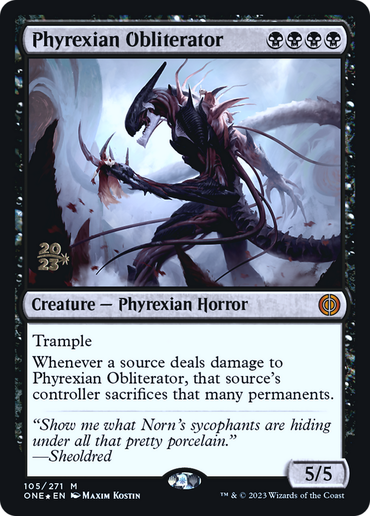 Phyrexian Obliterator [Phyrexia: All Will Be One Prerelease Promos] | Boutique FDB TCG