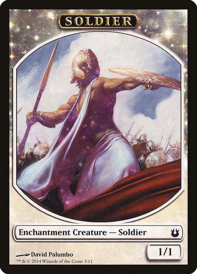 Soldier Token [Born of the Gods Tokens] | Boutique FDB TCG