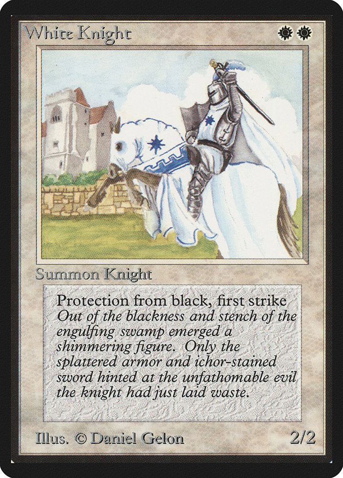 White Knight [Beta Edition] | Boutique FDB TCG