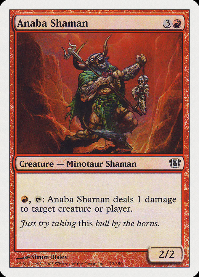 Anaba Shaman [Ninth Edition] | Boutique FDB TCG