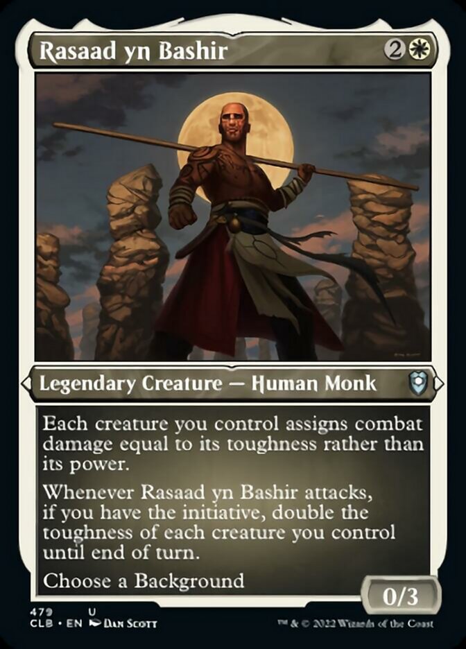 Rasaad yn Bashir (Foil Etched) [Commander Legends: Battle for Baldur's Gate] | Boutique FDB TCG